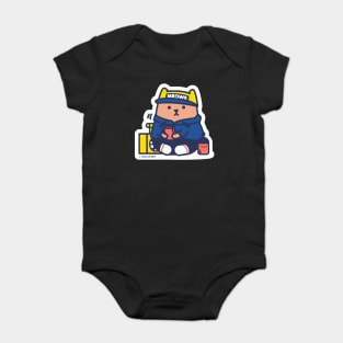 Red and Blue Street Dancer Cat Baby Bodysuit